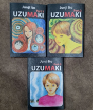 Uzumaki by Junji Ito Manga Volume 1-3(END) English Version Comic Book  - £66.84 GBP