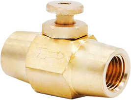 YOUHO Brass 1/4&quot; NPT Female Thread Push Button Air Valve Switch Shut-Off... - £15.08 GBP