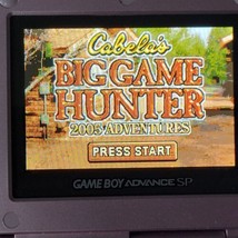 Cabela's Big Game Hunter 2005 Game Boy Advance Nintendo GBA Authentic Saves - £9.52 GBP