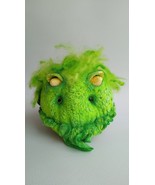 Unique OOAK Toy Alien Green Snail FanLy Lapatamelly Galaxy Handmade Silk... - £69.28 GBP