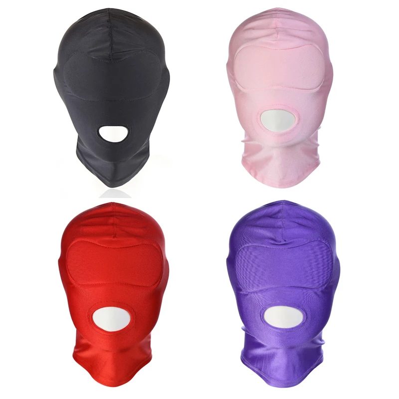 House Home Fetish Open Mouth Hood Mask Breathable Mask Toy Game Mature  Party Ma - £19.61 GBP