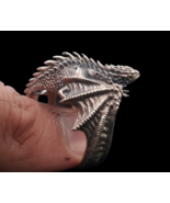 flying Dragon Ring, for unisex made of sterling silver 925 Celtic fantas... - $3,198.63 MXN
