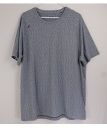 Rhone Reign Shirt Space Dye Blue Short-Sleeve Stretch Men&#39;s Size XXL - $31.21 CAD