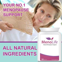 MENOLIFE Menopause Pills Get RID OF HOT FLUSHES-MOOD CHANGES-Irritability- - £20.24 GBP