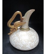 Antique Royal Worcester England amphora 6&quot;phoenix handle dragon - $3,722.01 MXN
