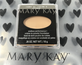Mary Kay &quot; Ivory 3 &quot;Endless Performance Creme To Powder Foundation 077868 - $373.81 MXN