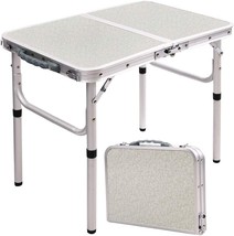 Redswing Small Folding Table Portable 2 Ft\., Small Foldable Table Adjustable - £49.51 GBP