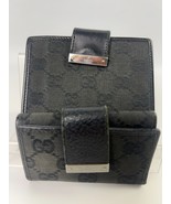 Gucci GG Monogram Canvas Leather Wallet &amp; Keyholder - $2,470.78 MXN