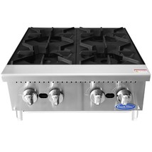Atosa 24in. 4 Burner Gas Heavy Duty Hot Plate ACHP-4 Nat/LP Gas Free Shipping - £614.70 GBP