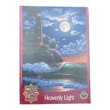 MasterPieces Heavenly Light Al Hogue 1000 Piece Puzzle Lighthouse With Moon - £6.78 GBP