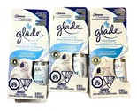 3x Glade Sense &amp; Spray Refills Clean Linen Automatic Air Freshener Hard ... - $66.32