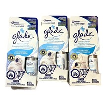 3x Glade Sense &amp; Spray Refills Clean Linen Automatic Air Freshener Hard To Find - £53.01 GBP