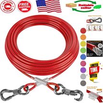 Heavy-Duty Dog Tie Out Cable, 15ft Stainless Steel Leash for Dogs Up to ... - $420.09 MXN