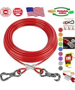 Heavy-Duty Dog Tie Out Cable, 15ft Stainless Steel Leash for Dogs Up to ... - $420.73 MXN