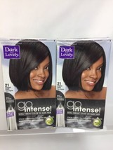 (2) Dark and Lovely 21 Original Black SoftSheen-Carson Go Intense Hair Color Dye - £11.92 GBP
