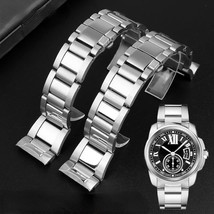 23mm Stainless Steel Strap Bracelet for Cartier Calibre Series Watch - $59.99