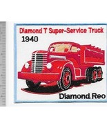 Vintage Trucking Diamond Reo Diamond T Super-Service 1940 Promo Patch - $14.93 CAD