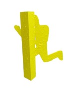 Mid-Century Modern Figurative Wood Wall Sculpture by Pinchas Cohen Gan - $688.05