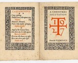 1927 A Christmas Salutation Card Laetabundus - £11.61 GBP
