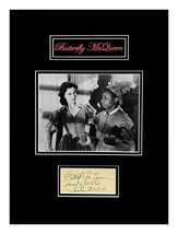 Butterfly McQueen Autographed Card Museum Framed Ready for Display - $420.75
