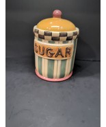 Debbie Mumm Sakura Cannister, Cupcake Design, Sugar Storage, Collectible... - $40.73 CAD