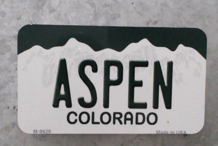 Aspen Colorado Metal Magnet - $10.00