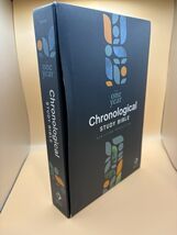 One Year Chronological Study Bible NLT Hardcover Tyndale Slipcase - $23.42