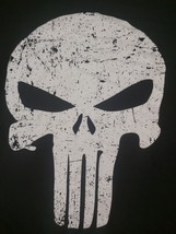 Marvel Punisher Skull graphic T-shirt New Black Delta Pro Weight size medium - £4.76 GBP