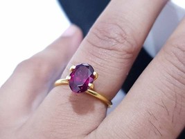 Purple Garnet 2.95Cts Mozambique purple garnet Grape garnet AAA+ Color - $7,346.92 MXN