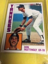 1984 Topps #8 Don Mattingly Rookie RC NM-MINT + SHARP! Yankees - £15.99 GBP