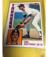1984 Topps #8 Don Mattingly Rookie RC NM-MINT + SHARP! Yankees - £15.76 GBP