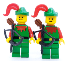 Lego ® Vintage Castle Medieval Lot 2 Forestman Robin Hood Forestmen Minifigures - £30.97 GBP