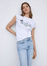 Mango Camiseta Blanca Pstilubi GB 12 (fm45-11) - £16.87 GBP