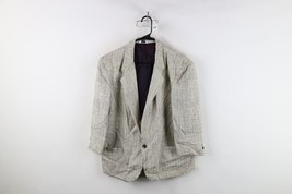 Vintage 90s Streetwear Boys 20 Husky Wool Tweed Suit Coat Blazer Jacket USA - $552.05 MXN