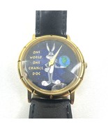 90&#39;s Bugs Bunny Vintage Crystal Face Watch New Battery Collection Warner... - £20.58 GBP