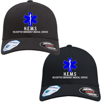 HEMS Helicopter Emergency Medical Service Logo Cap Adult Pro-Formance Hat - £14.37 GBP+