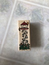 Bird Feeder Tiny  Rubber Stamp  Wood Mounted by Inkadinkado  2.5 x 1 - £8.52 GBP