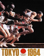 1964 - Summer Olympics - Tokyo - Promotional Advertising Poster - £26.36 GBP