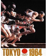 1964 - Summer Olympics - Tokyo - Promotional Advertising Poster - £26.37 GBP