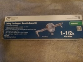 New Commercial Electric Ceiling Fan Support Box w/ Brace Kit 398992 for ... - €6,74 EUR