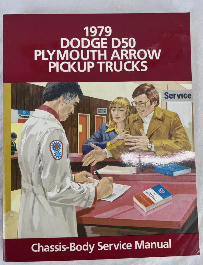 1979 Dodge D50 Plymouth Arrow Pickup Trucks Service Repair Shop Manual O... - $2.99