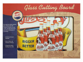 Pepsi Design Tempered Glass Cutting Board Decorative Tray - £33.71 GBP