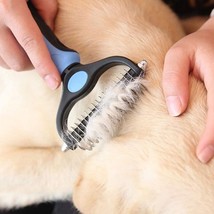 Professional Pet Deshedding Brush Dog Hair Remover Pet Fur Knot Cutter P... - £5.58 GBP