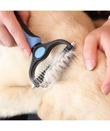 Professional Pet Deshedding Brush Dog Hair Remover Pet Fur Knot Cutter P... - £5.49 GBP