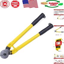 Ultra Durable 18&quot; Chromium Vanadium Steel Cable Cutter for Effortless St... - $995.30 MXN