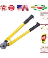 Ultra Durable 18&quot; Chromium Vanadium Steel Cable Cutter for Effortless St... - $995.30 MXN