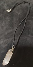 Crystal Quartz Pendant Necklace - £13.70 GBP