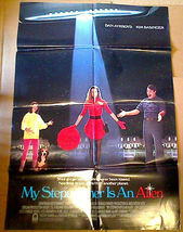 Original 1988 Motion Picture One Sheet &quot;My Stepmother Is An Alien&quot; Kim Bassinger - £6.29 GBP