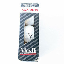 Maxfli XXX-Outs 3-Pack Golf Balls Vintage New Old Stock - £3.94 GBP