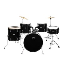 5-Piece Complete Full Size Pro Adult Drum Set Kit With Stool Drum Pedal - £294.74 GBP